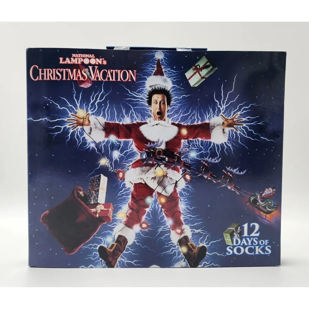 National Lampoons‎ Christmas Vacation 12 Days Of Socks Size 6-12